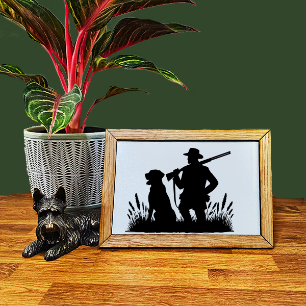 Hunter & Retriever Silhouette Frame