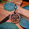 "I am lost mum is going to be ugly crying" Wooden Dog Tag