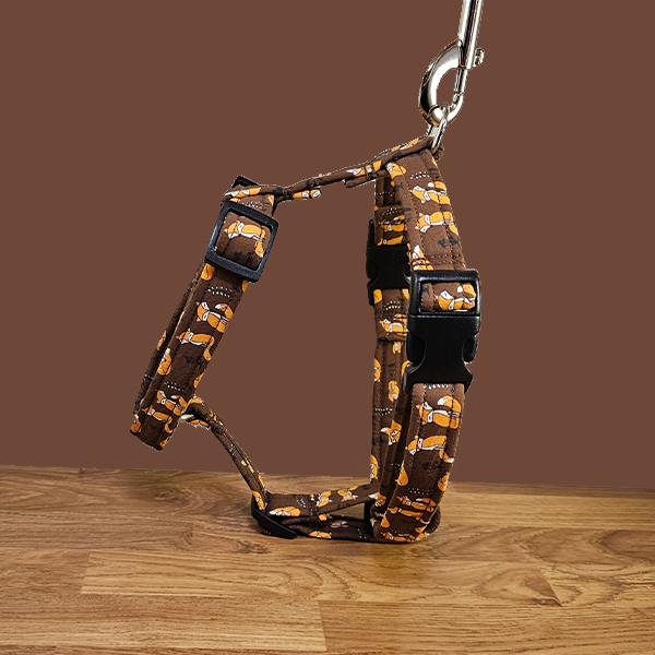Brown Fox Harness - Y Front Style