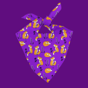 Purple Fox Bandana