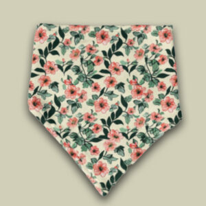 Cream Floral Bandana