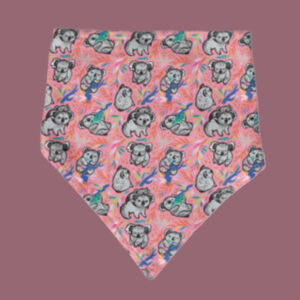 Pink Koala Bandana