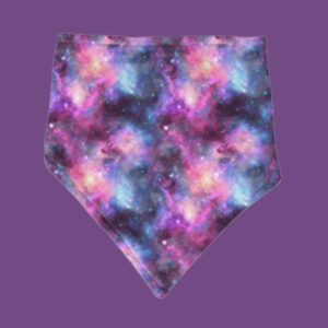Purple & Blue Galaxy Bandana