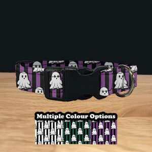 Striped Ghost Dog Collar