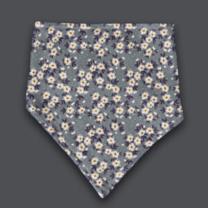 Grey Ditsy Bandana