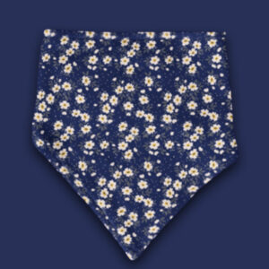 Navy Ditsy Bandana