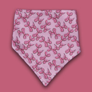 Pink Balloon Dog Bandana